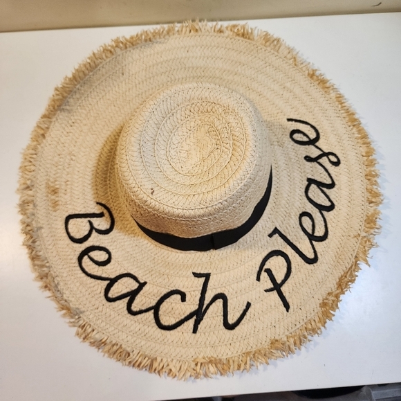 Beach Please Floppy Hat - Picture 4 of 8